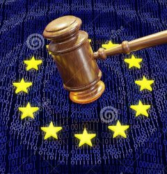 eu judge hammer hitting gdpr data bits bytes sentencing euro gavel concept law breach monetary penalty 118564807 e1653637294284