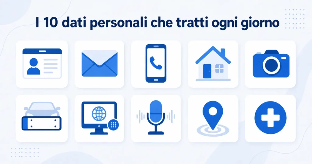 Quali sono i dati personali? Definizione e 10 esempi pratici. 2 esempi di dati personali secondo il GDPR